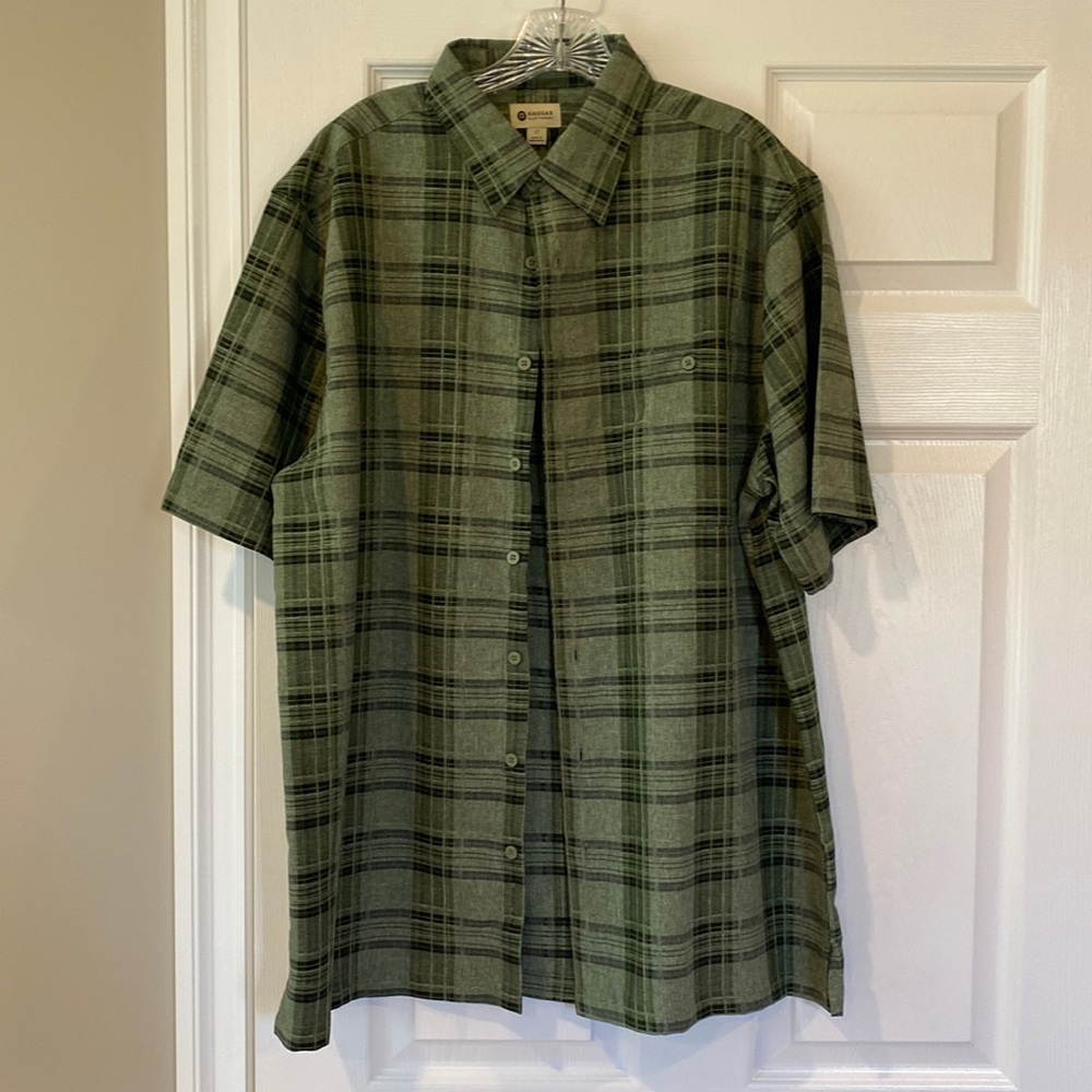 Mens Shirt Sleeve Button Down
